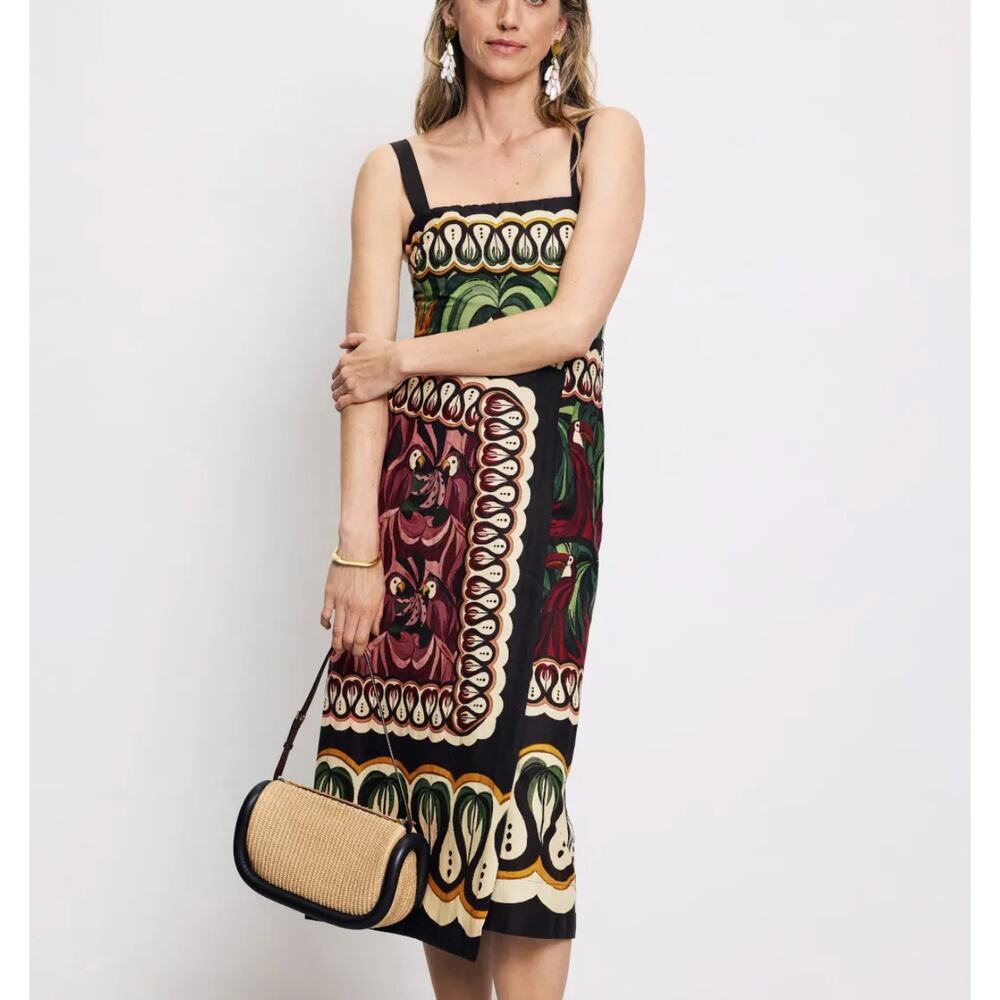 FARM Rio Multicolor Midi Dress